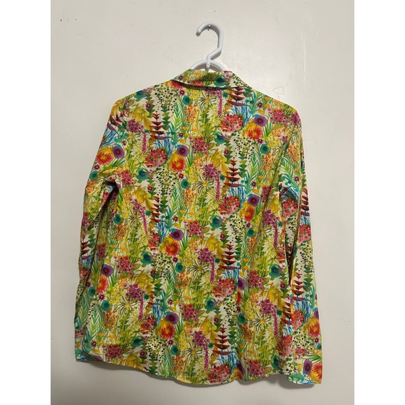 Liberty Art Fabrics for J.Crew Womens Floral Button Down Shirt  Multi Size 4 - Picture 2 of 4